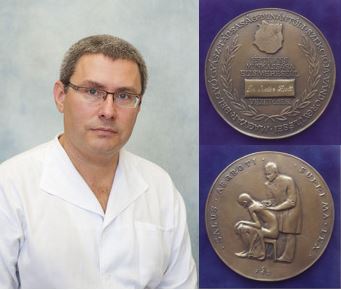 Dr. Sudár Zsolt Géza osztályvezető főorvos úr kitüntetése